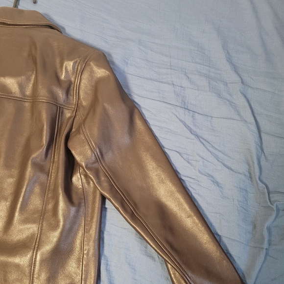 Cole Haan Leather Jacket size medium - Picture 4 of 4